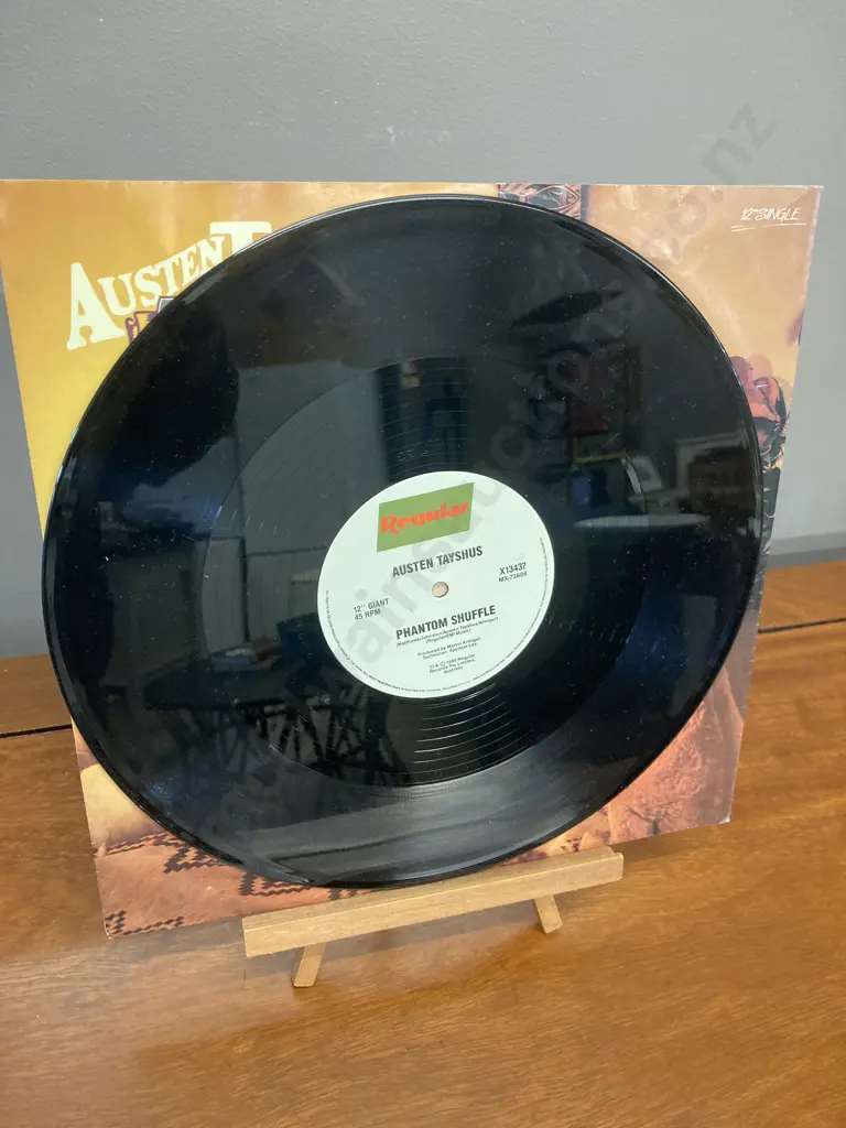 Rare Austen Tayshus Phantom Shuffle / Australiana Limited Edition Promotional 12" Vinyl Record, 45 RPM, X13437 Image 1++